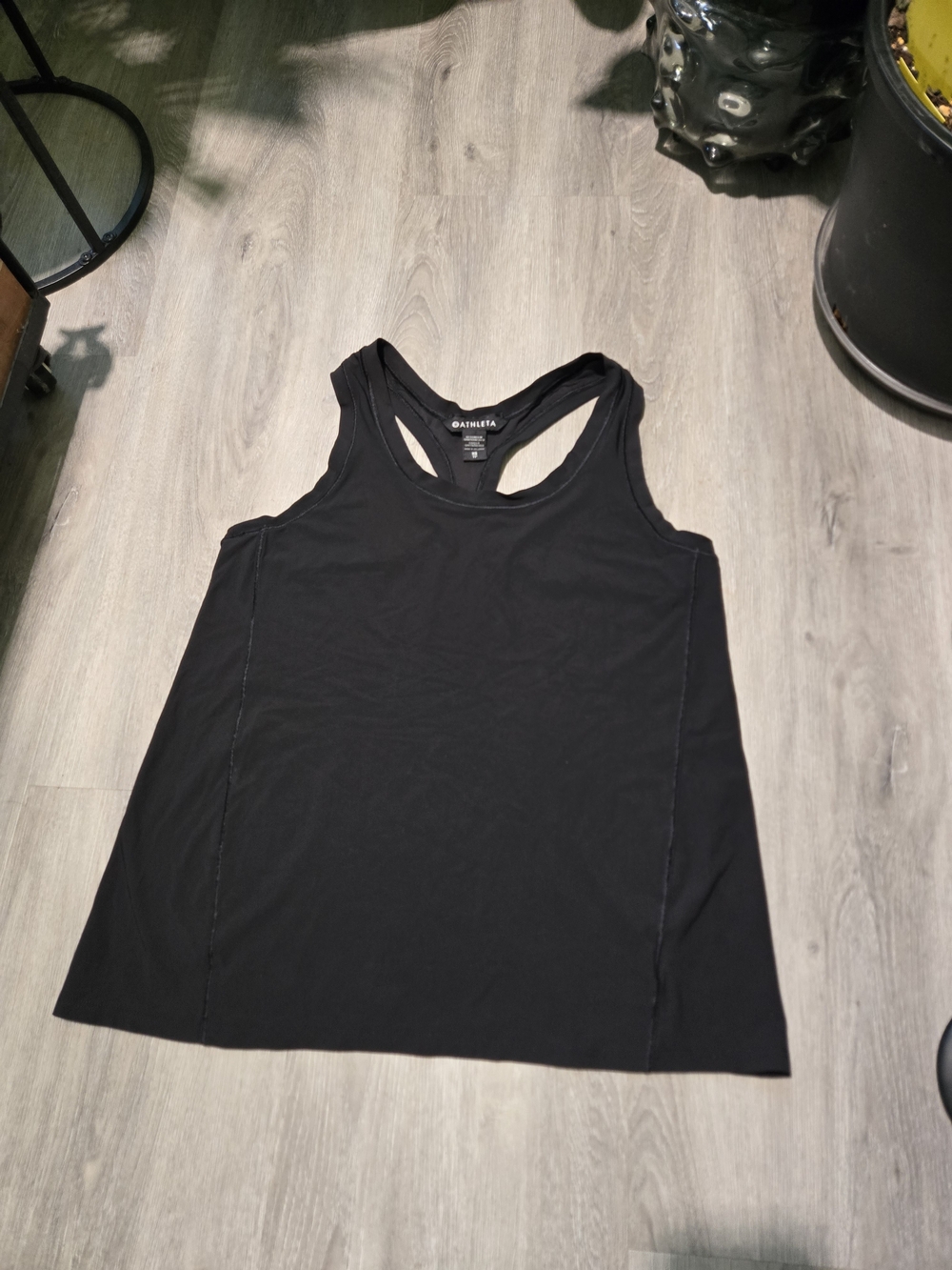 Athleta Black Racerback Tank Top